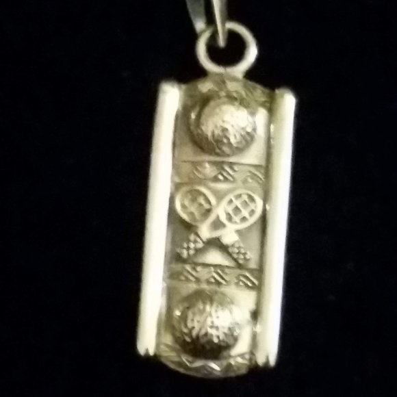 Navika Sterling Silver Tennis Pendant Necklace - Picture 2 of 8